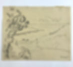 Henri Manguin (1874-1949). Saint-Tropez. Dessin. Circa 1904.