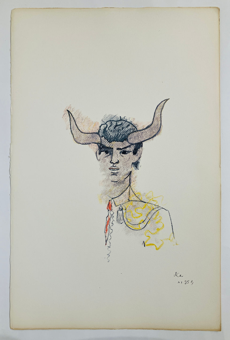 Jean Cocteau (1889-1963). Corridas. SFDA. 1971.