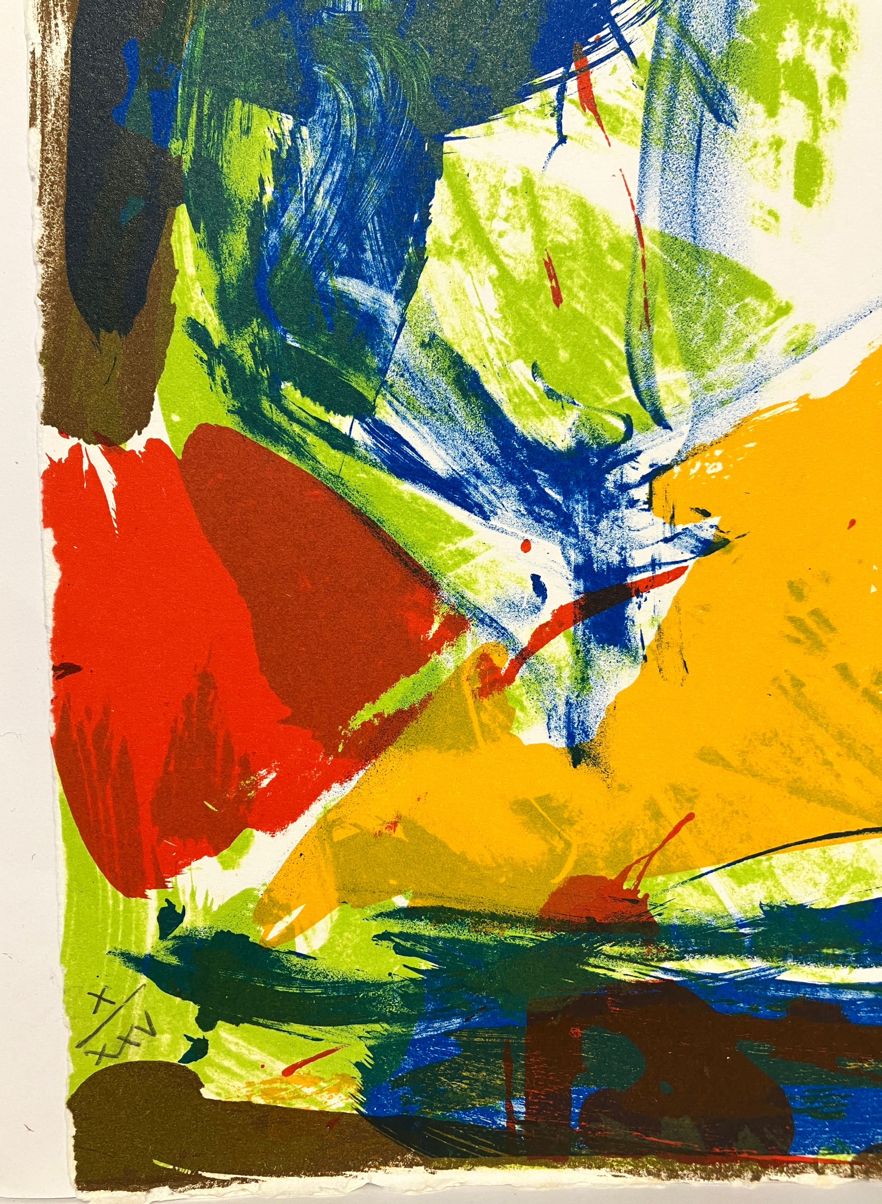 Asger Jorn (1914-1973). The Stone Circle, circa 1971. Lithographie signée.