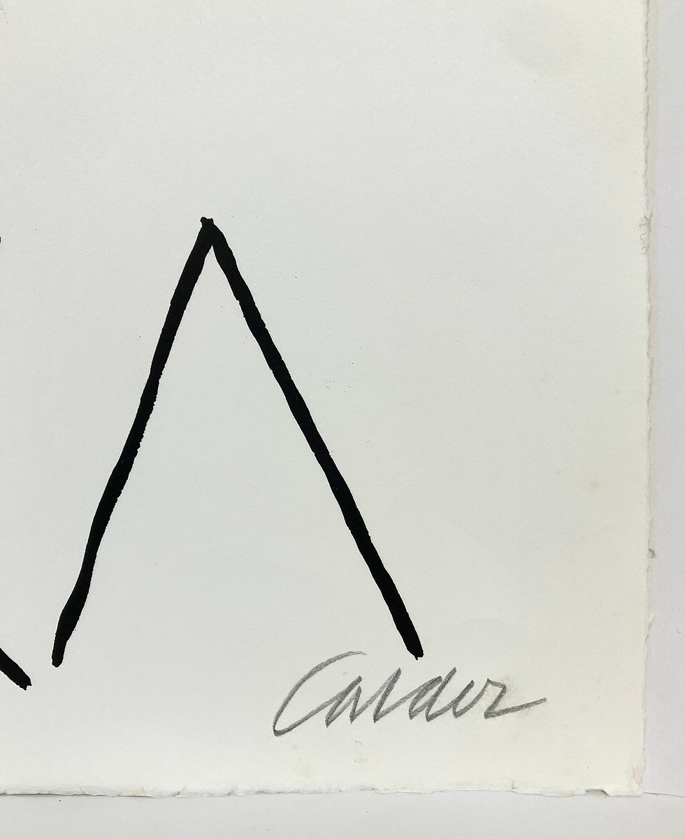 Alexandre Calder (1898-1976). The Stone Circle, 1971. Lithographie.