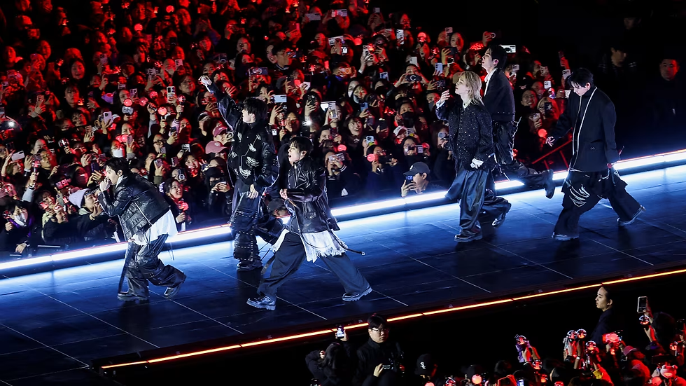 The "BTS The Comeback Live Arirang" concert in Seoul on March 21, 2026.Kim Hong-Ji/Pool/Reuters)