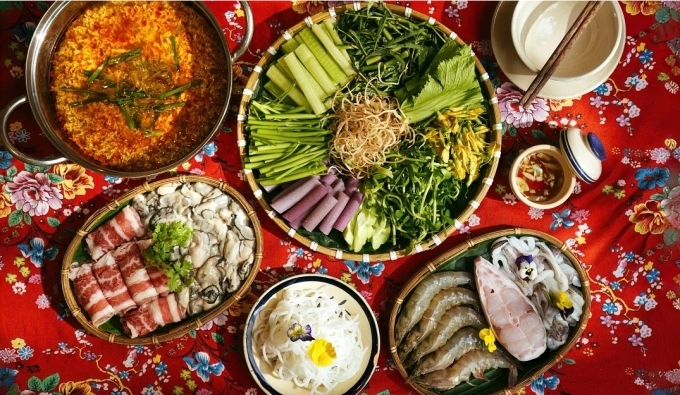 A hot pot served at a restaurant in Ho Chi Minh City. Photo courtesy of Michelin Guide