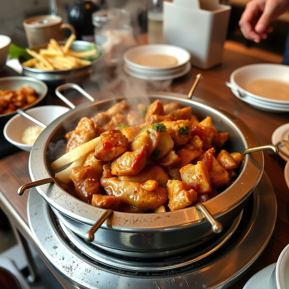 Mongolian barbecue actually comes from Taiwan