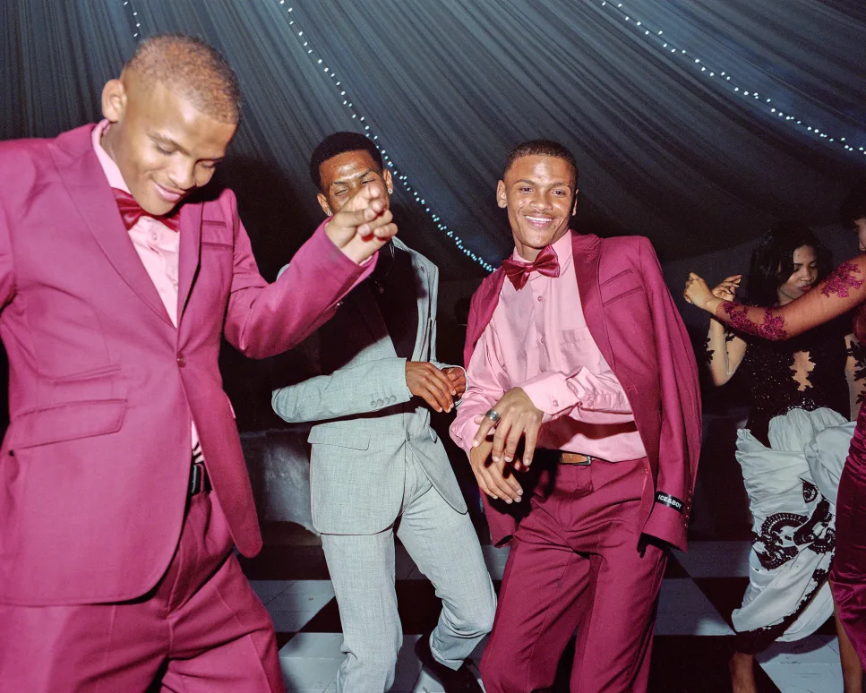 Students dancing at Atlantis High School in Cape Town, photographed in 2019.Alice Mann)