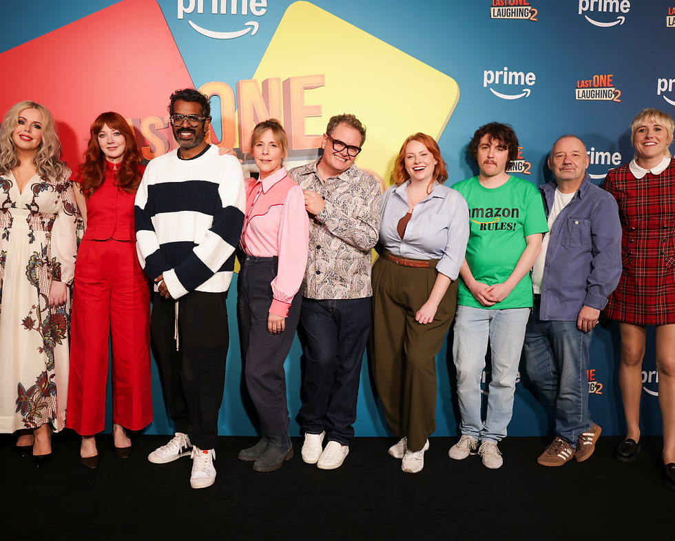 Adding its own national comedic style … the competitors of series two of Last One Laughing UK. Photograph: Simon Ackerman/Getty Images