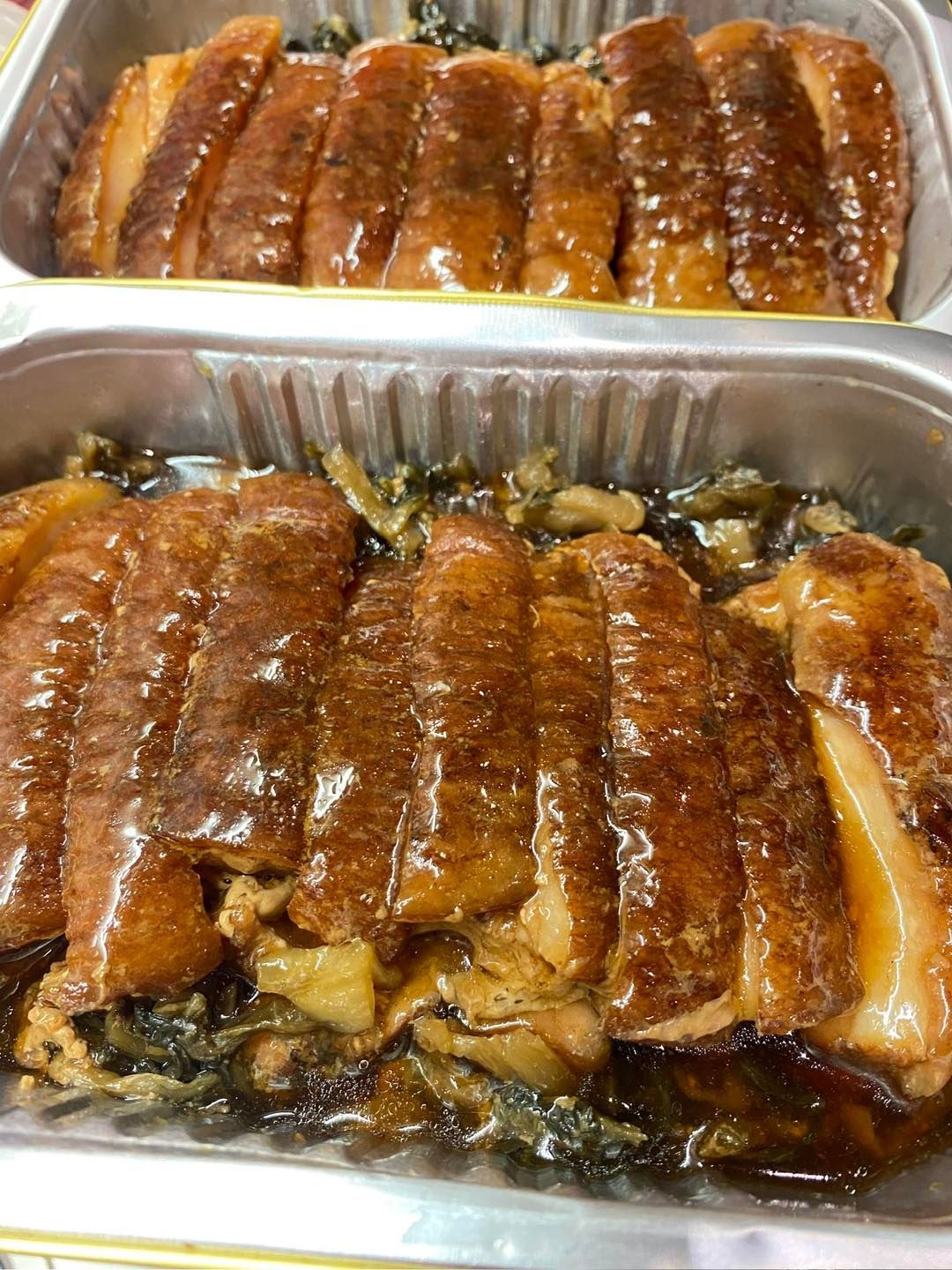 Mui choi and belly pork