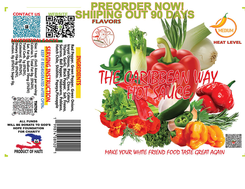 Thumbnail: The Caribbesn Way Organic Hot Sauce Case of 12Pack