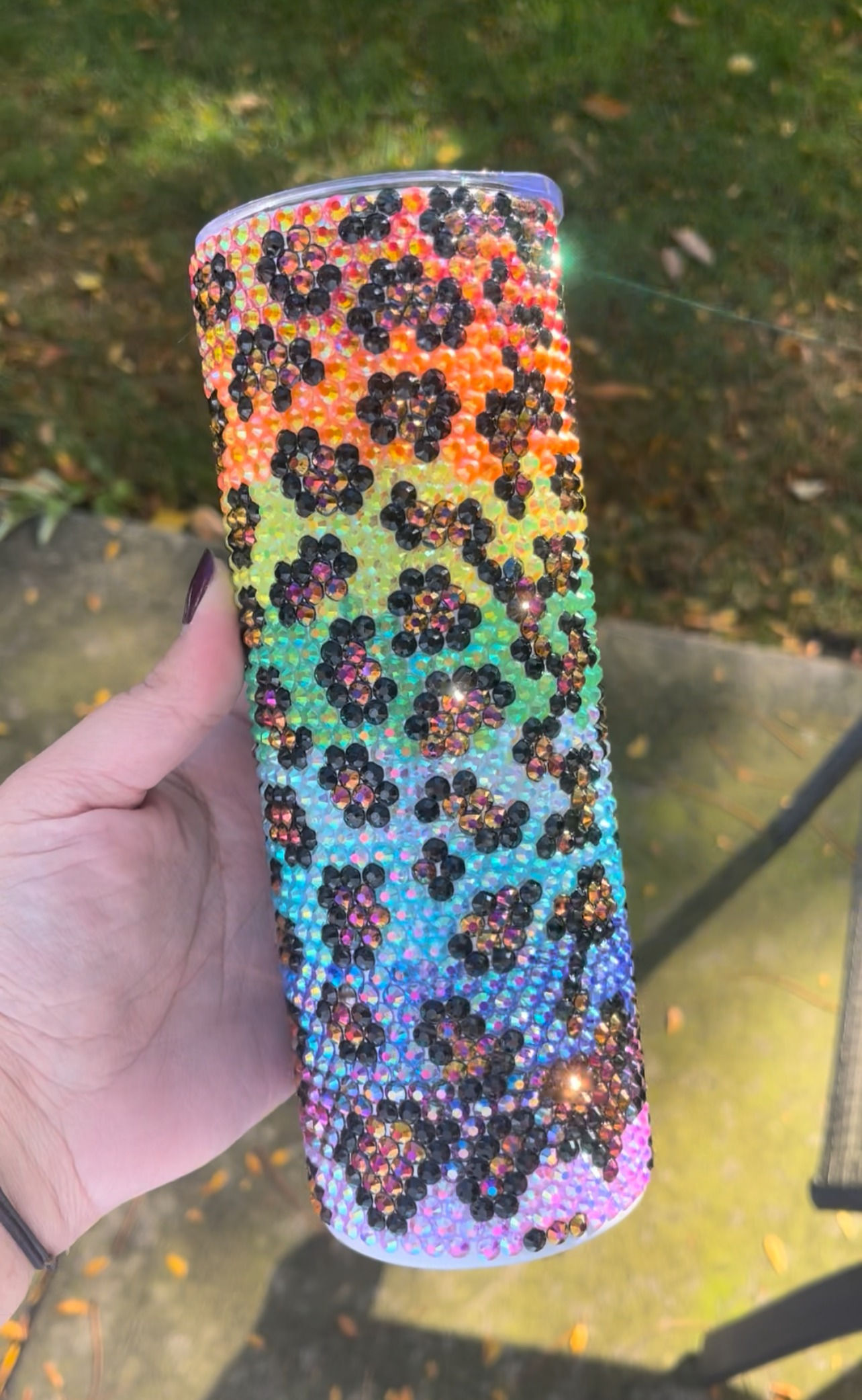 "Franky" | 20 oz rhinestone tumbler