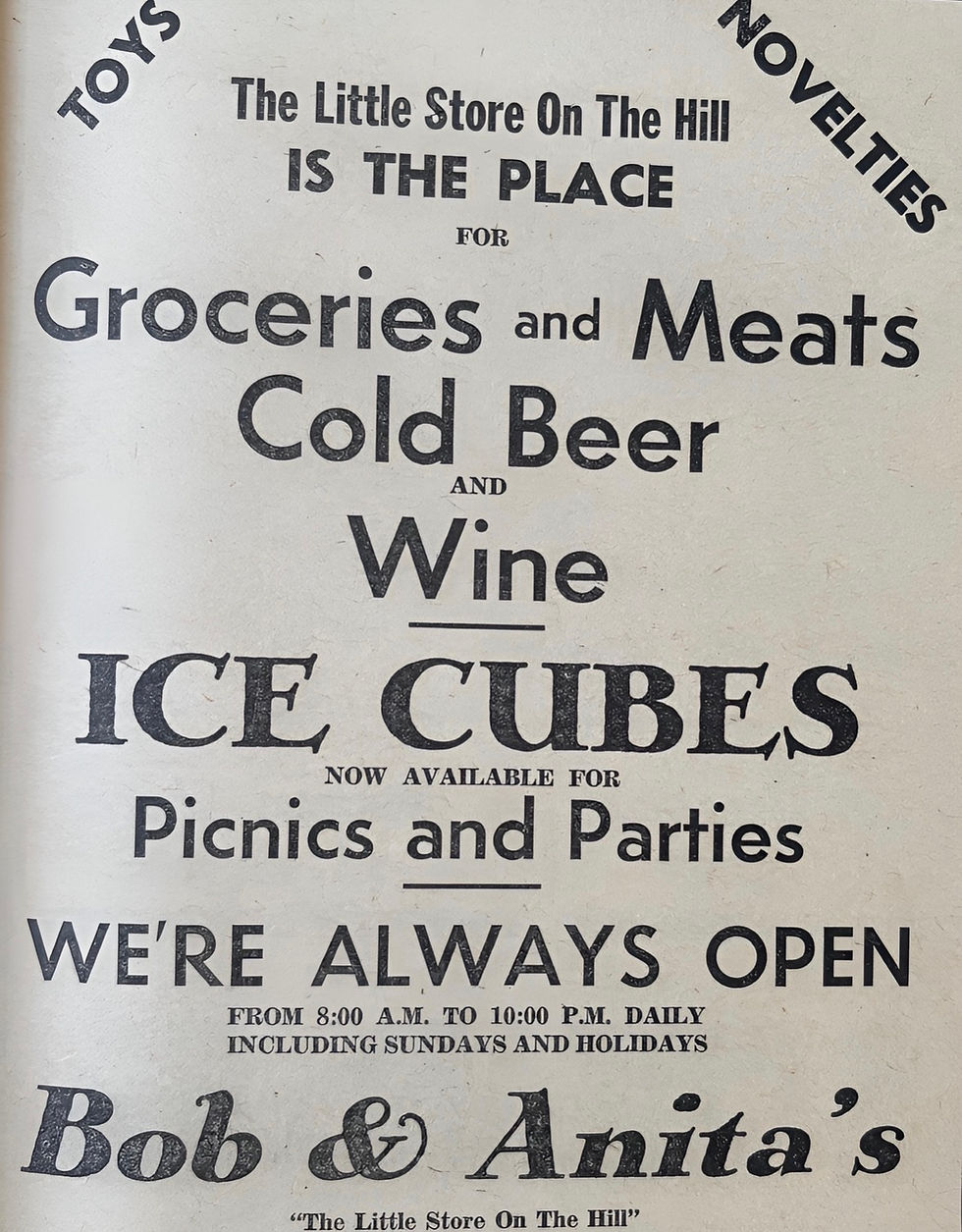 Bob & Anita's Ad, 1958