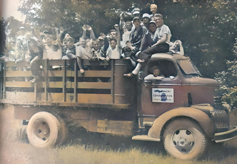 Ocqueoc Lake Camp, 1948