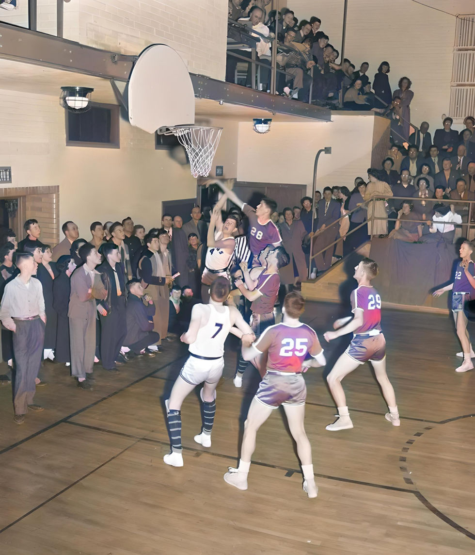 Rogers City Hurons vs. Alpena Wildcats, February 10, 1950