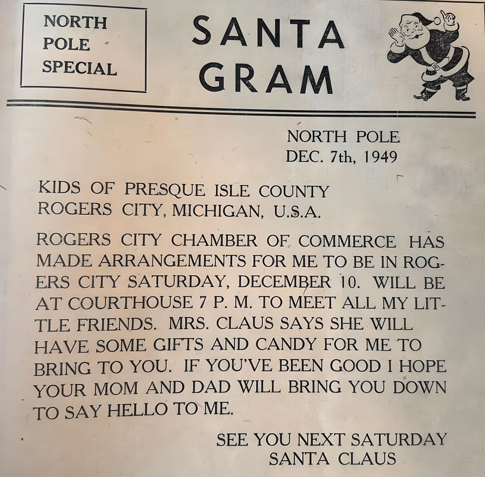 Santa Gram, 1949