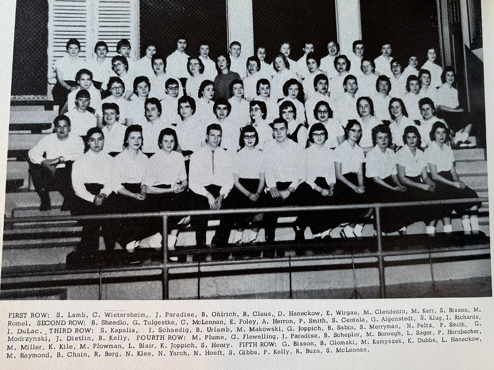 Pep Club, 1957