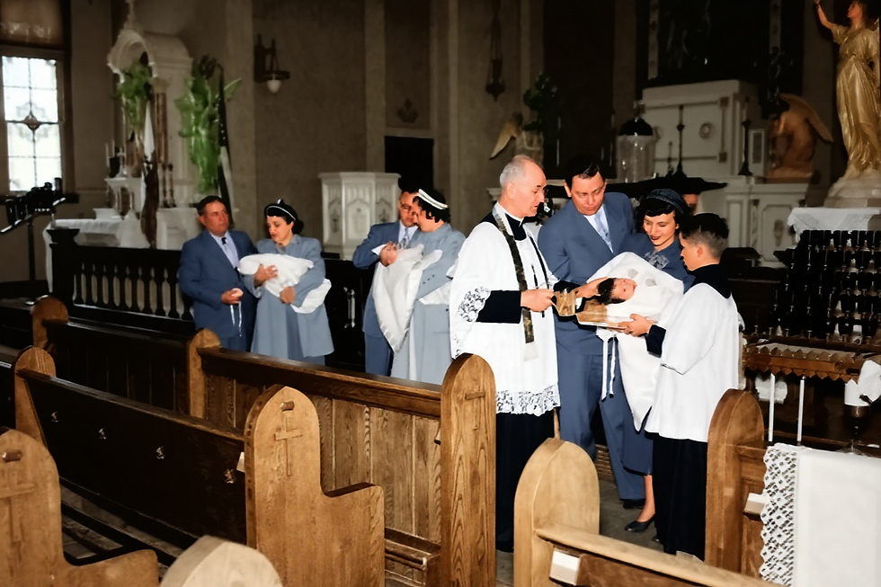 Edward Modrzynski Baptism, 1951