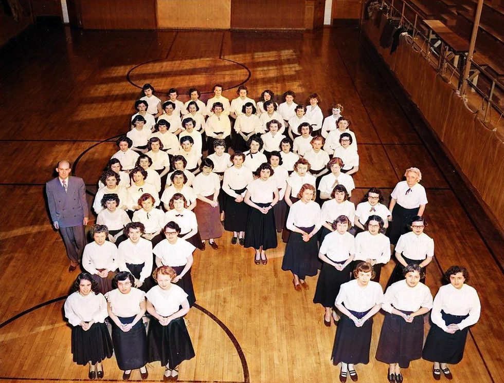 Rogers City High School Choir, 1950