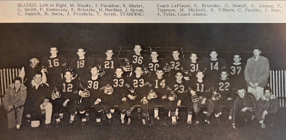 Rogers City High School Junior Varsity Football Team, 1960