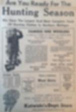 Kotwicki's Dept Store Ad, 1949