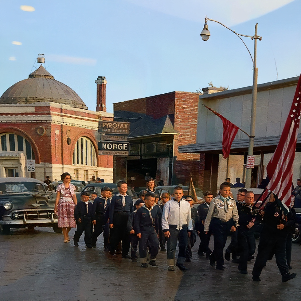 Memorial Day Parade, 1956