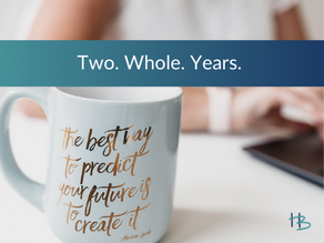 Two. Whole. Years. Thank you...