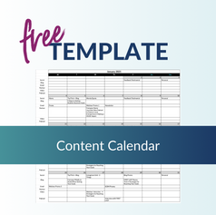 Content Calendar Template