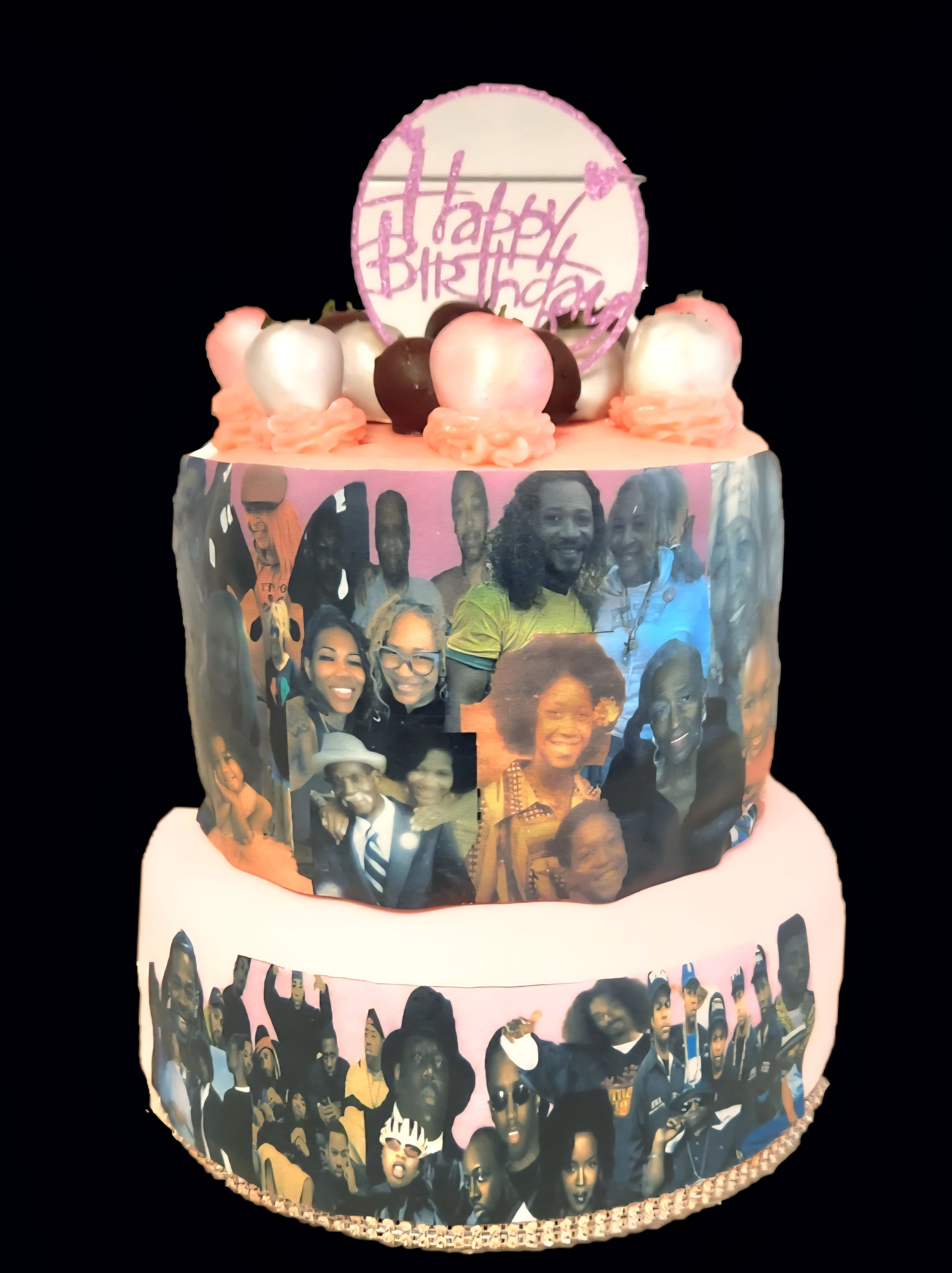 2 Tier Edible Imaged Cake