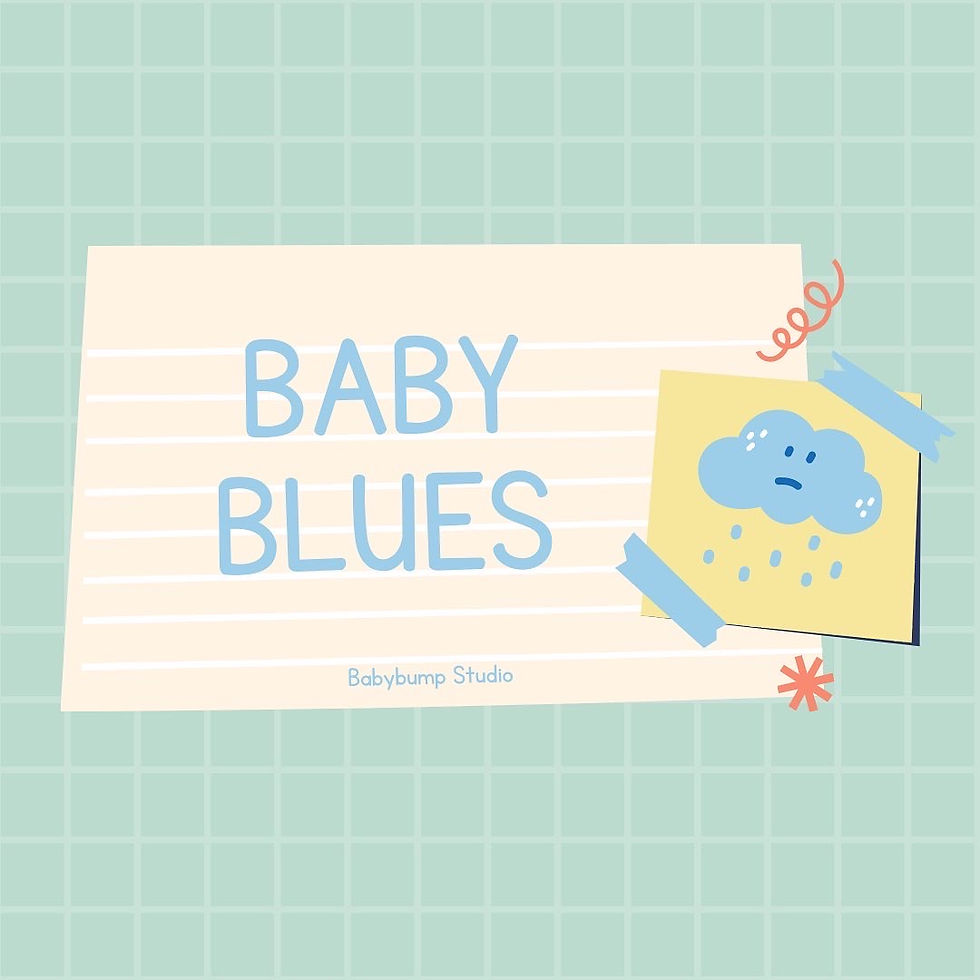 มารู้จัก Baby blues อาการซึมเศร้าหลังคลอด