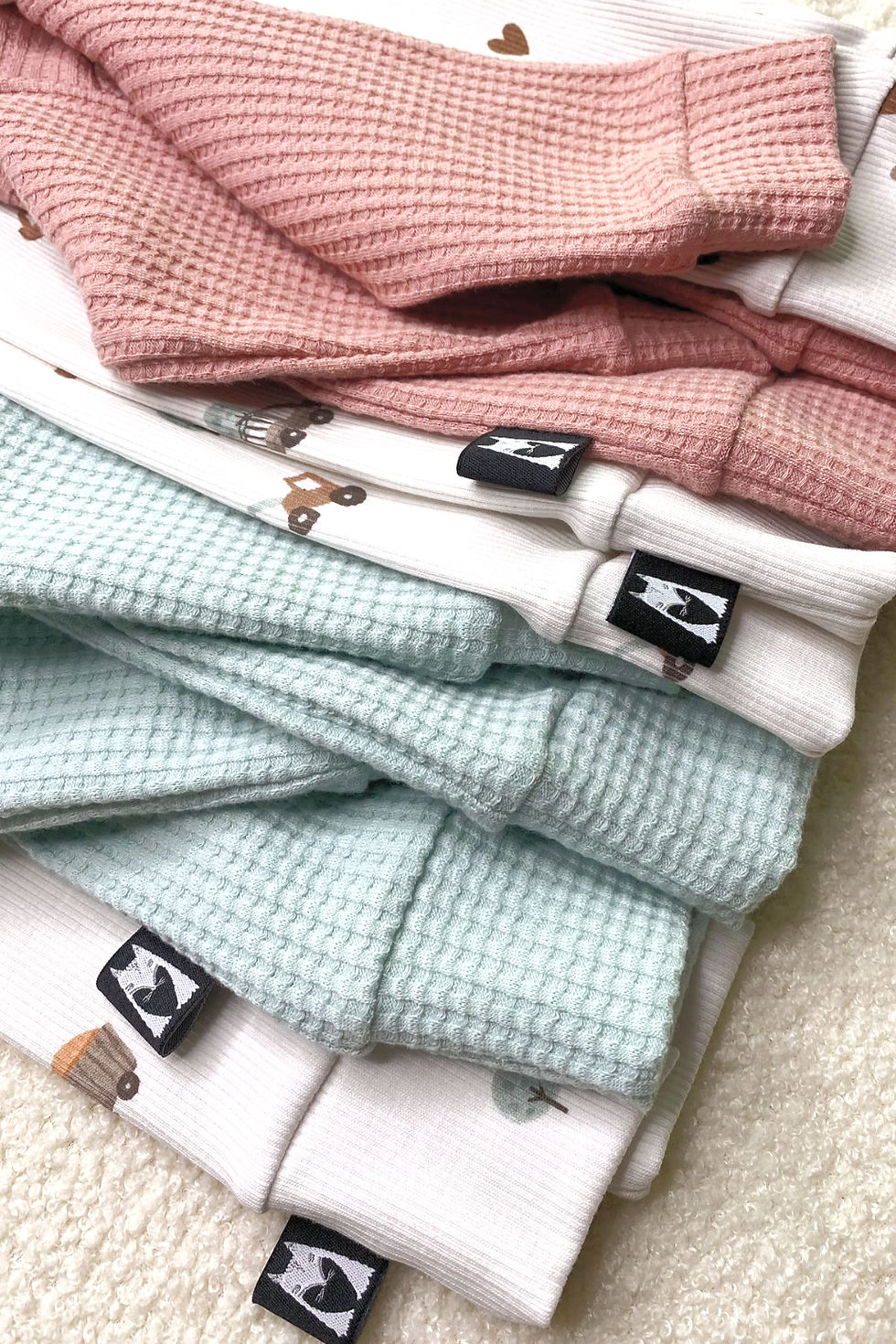 Thumbnail: Unisex komplekts mazulim no vafeļtrikotāžas