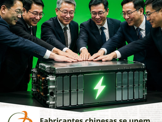 Fabricantes chinesas se unem para lançar baterias que recarregam em 15 minutos até 2027
