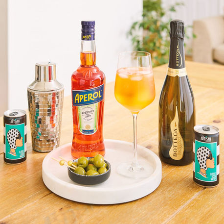 Vino Coco Cocktail Making Gift Sets including our Aperol Spritz Gift Set