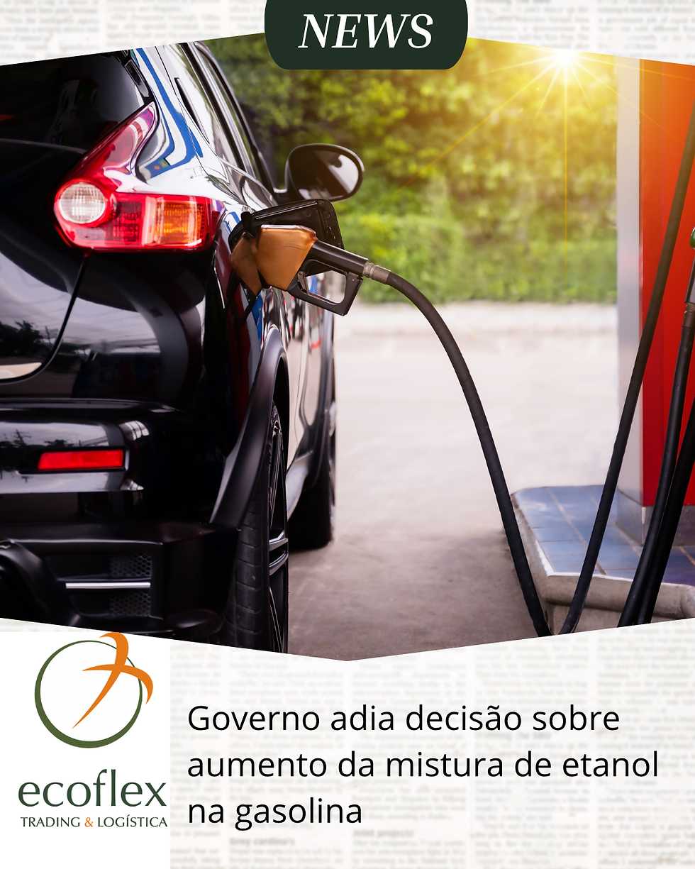 Governo adia decisão sobre aumento da mistura de etanol na gasolina
