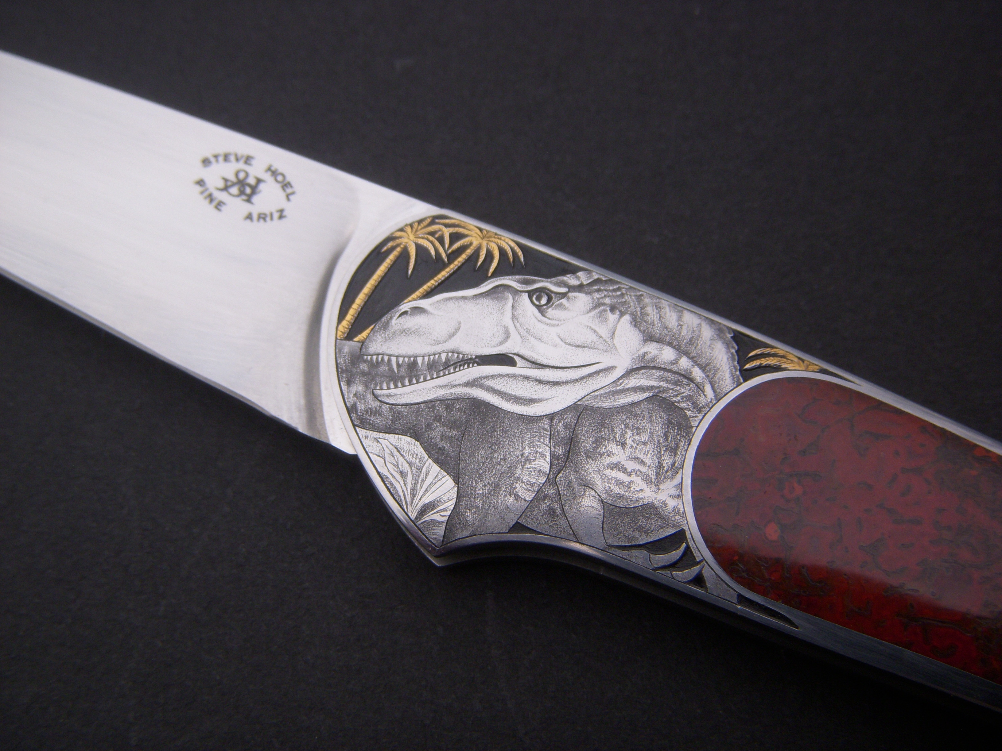 Lisa Tomlin Engraving Custom Knife Engraving