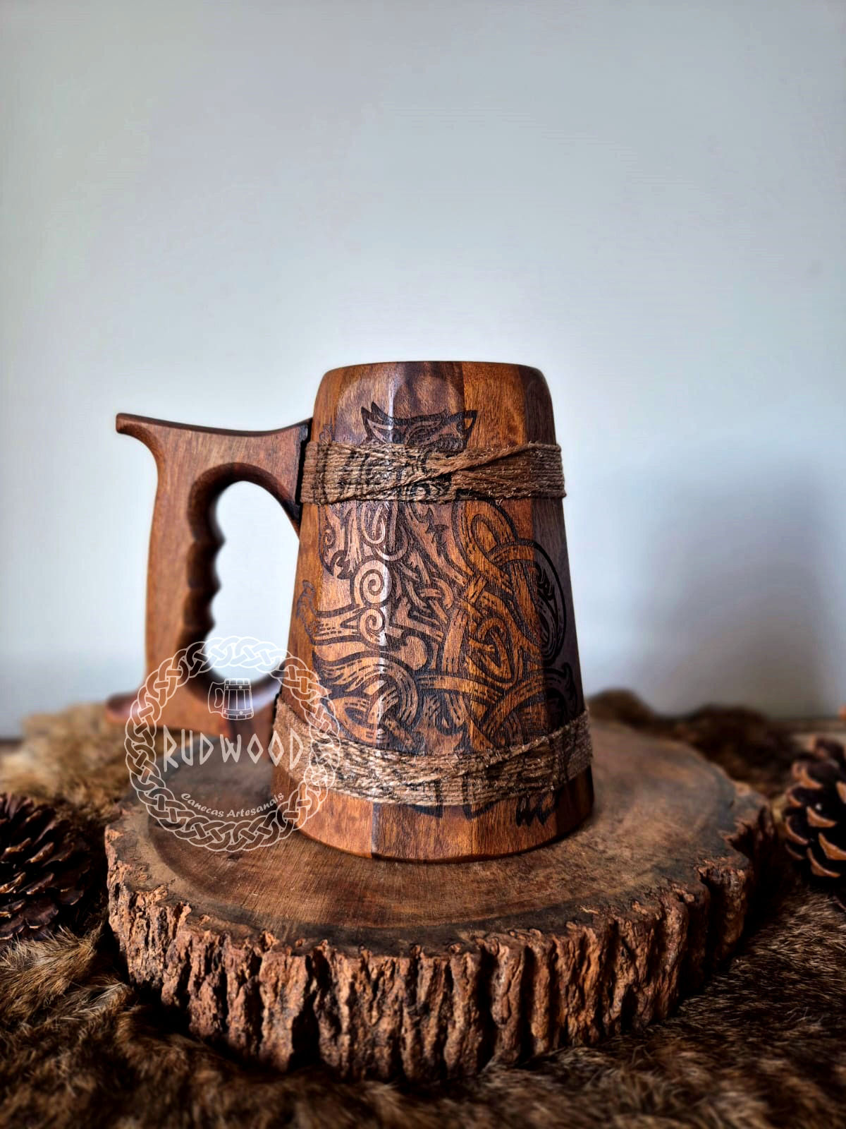 Caneca Imbuia 500 ml com rami - Fenrir