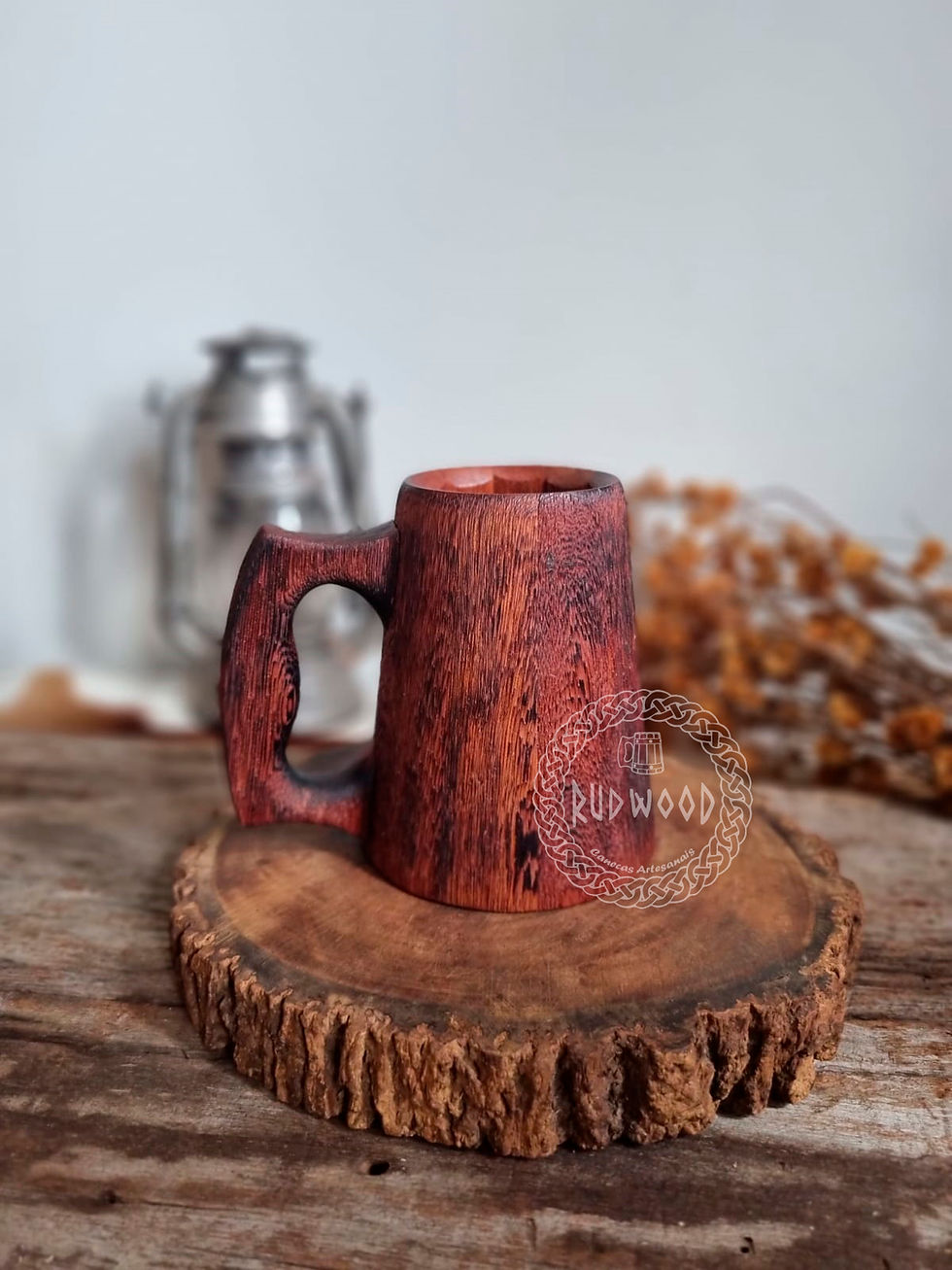 Miniatura: Caneca 350 ml Escovada - Cabo tradicional