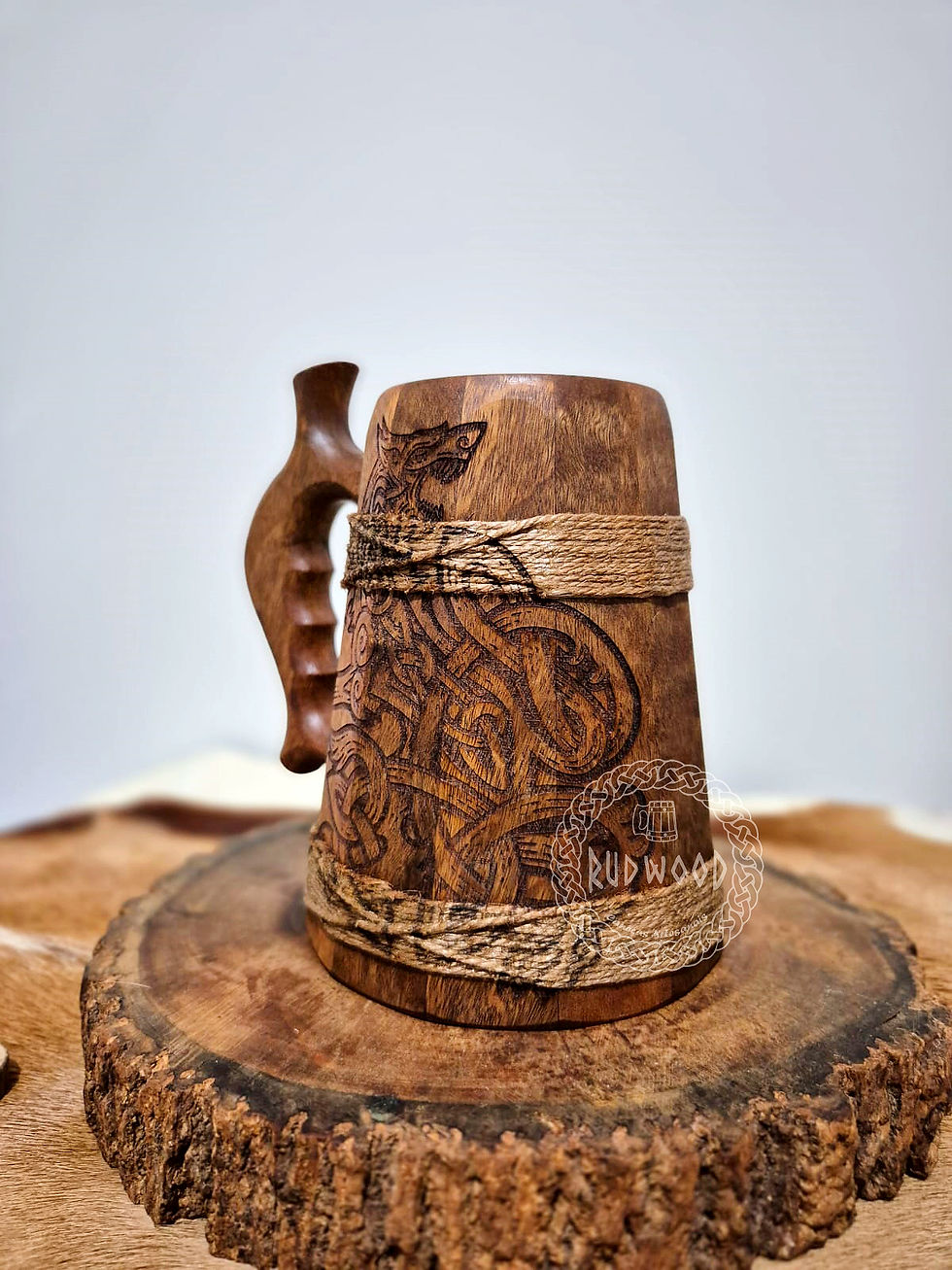 Miniatura: Caneca Imbuia 500 ml com rami - Fenrir
