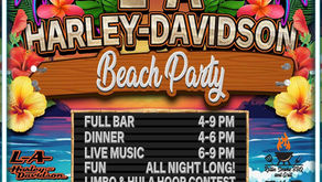 Maine Motorcyclist for Charity and Honor Flight Maine at L-A Harley-Davidson Beach Party