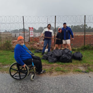 The result of a recent litterpick in Overbaakens, Gqeberha.