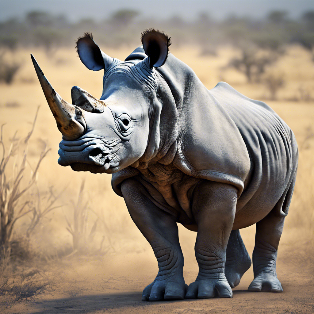 Rhino Image done by AI