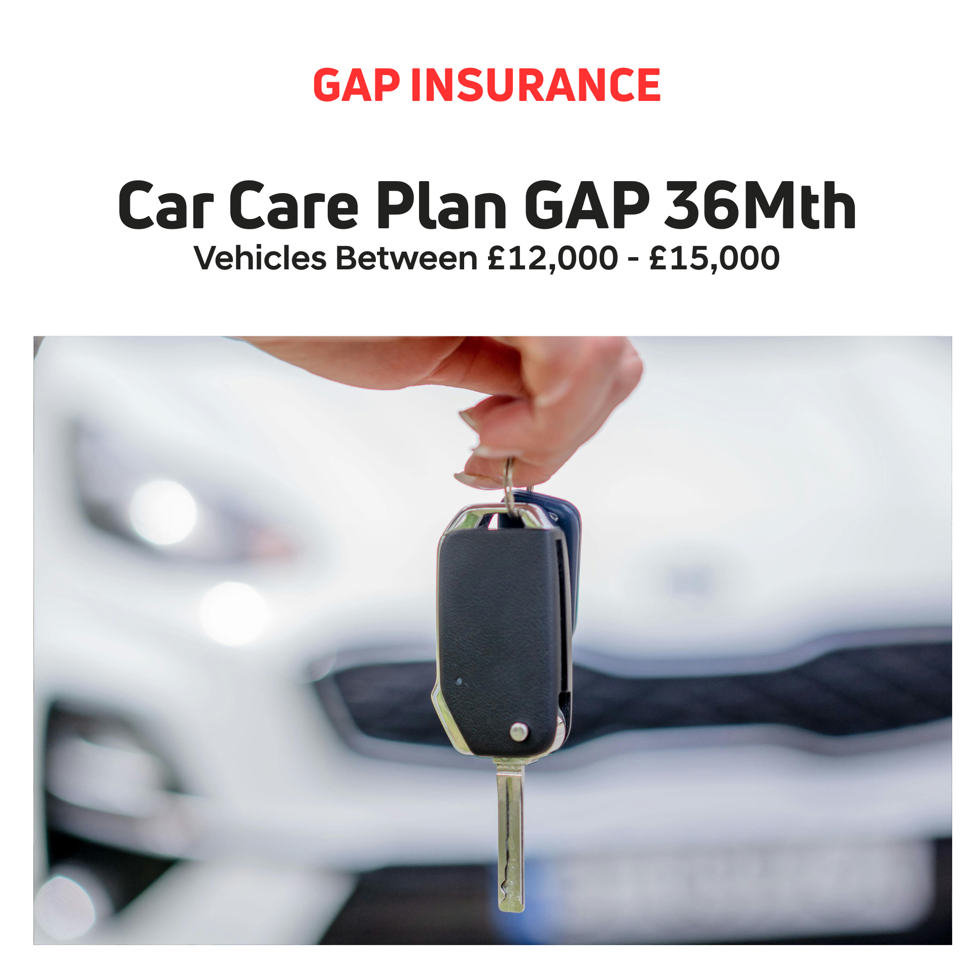 Car Care Plan GAP 36 Mth (Vehicles Between £12,000 - £15,000)