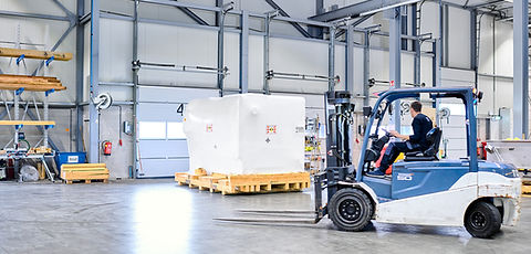 het verpakken van industriële goederen