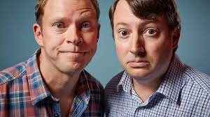 Peep Show characters Mark Corrigan (David Mitchell) and Jez Usbourne (Robert Webb)