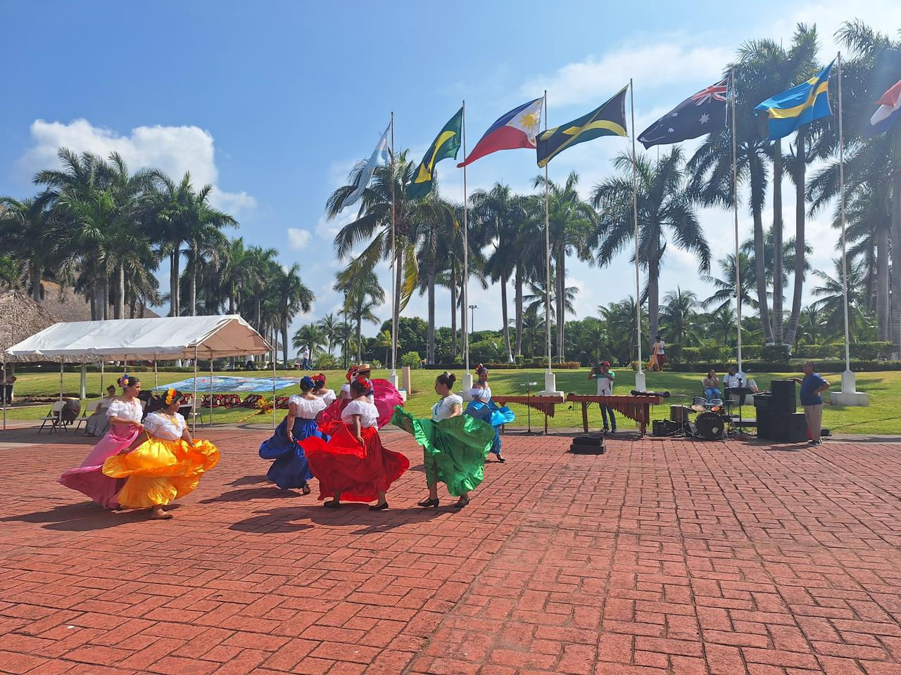 Welcome party in Puerto Chiapas