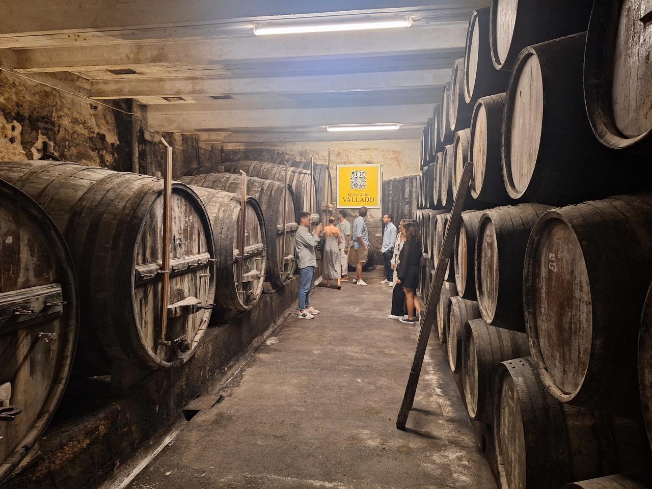 Port cellars at Quinta Vallado
