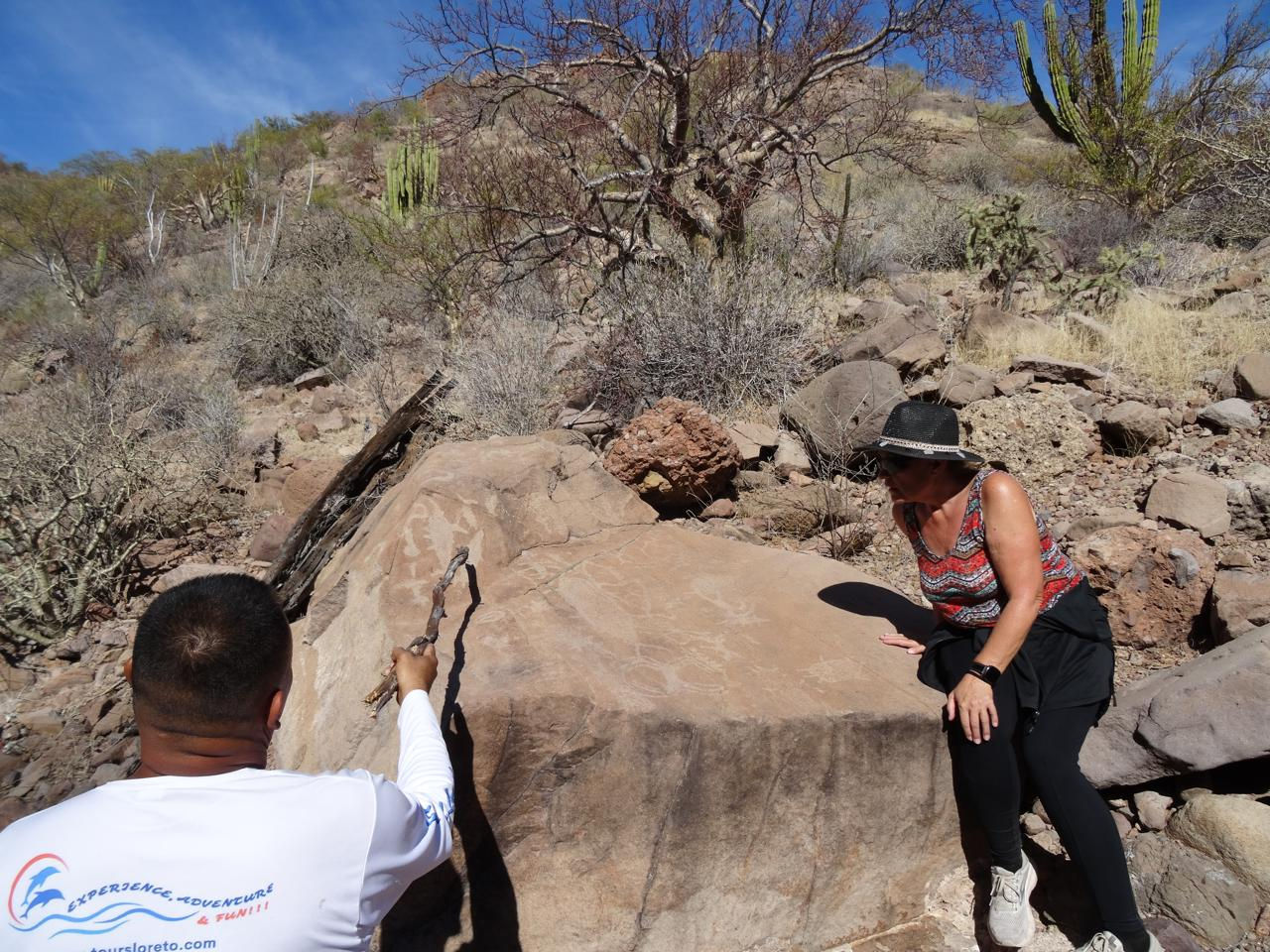 Rock art - Luis and Sandy