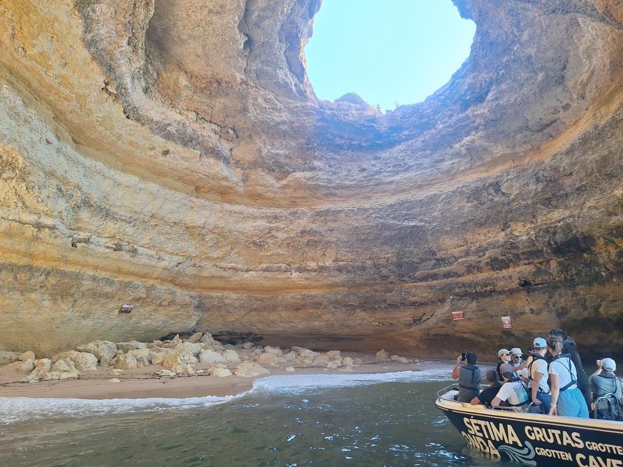 Inside Benagil Cave