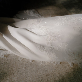 bridal train vintage dress