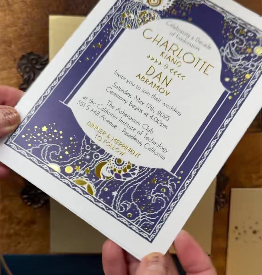 Thumbnail: Art Deco Starlight Invitations
