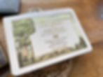 Thumbnail: woodland wedding save the date cards, save the date postcards, gold save the dates, woodland save the dates, arts & crafts