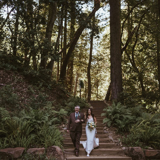 forest wedding fairty tale woods woodland redwood trees