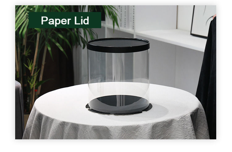Thumbnail: 10" Black Round Cake Box