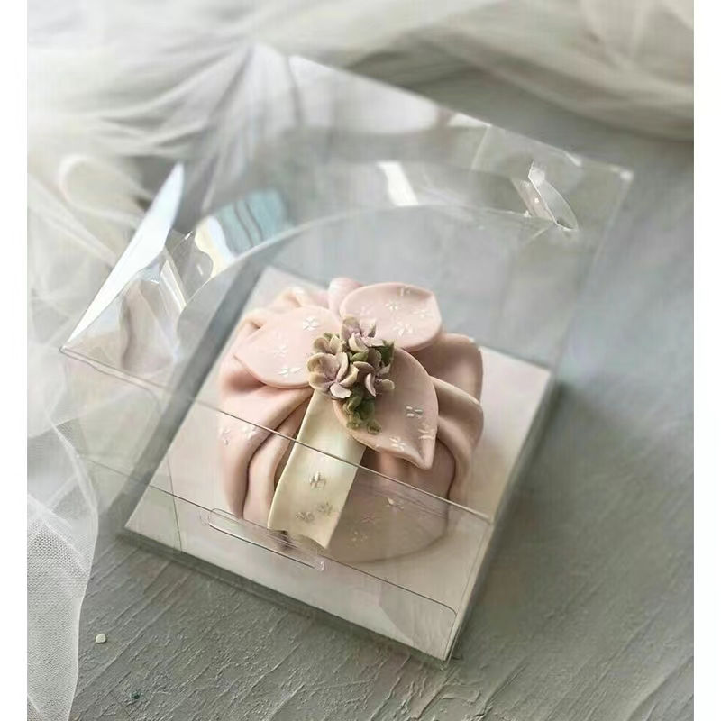 Thumbnail: 5" or 6" Handle All-clear Cake Box